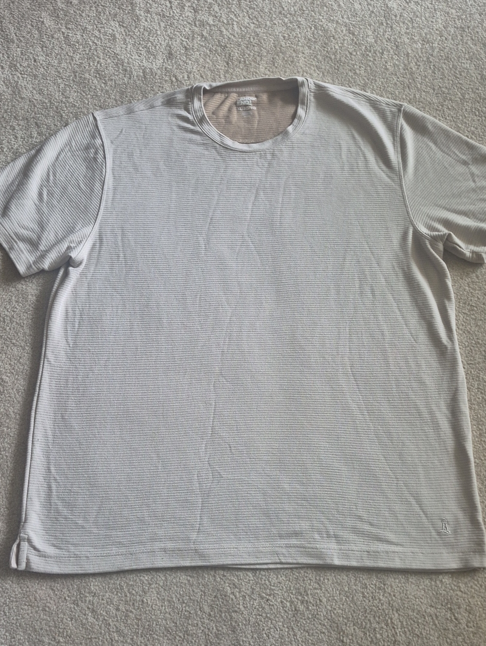 Lands End Men's Crew Neck Short Sleeve Shirt